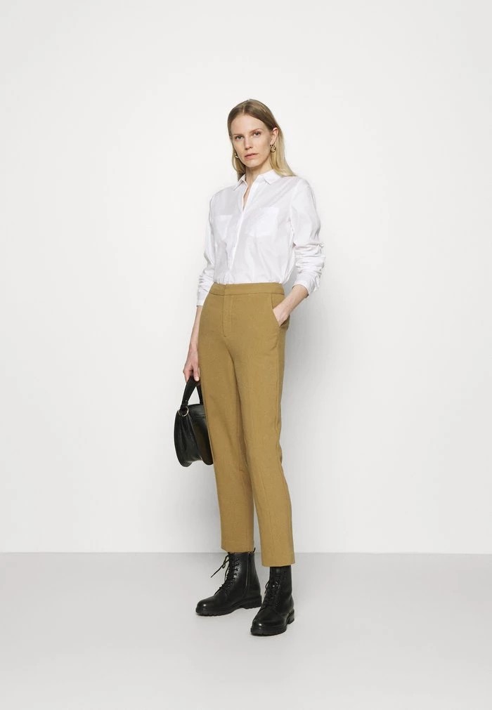 Pantalons ANNA FIELD Anna Field Basic Business Pant Slim Leg Marron Femme | VDR-2585385